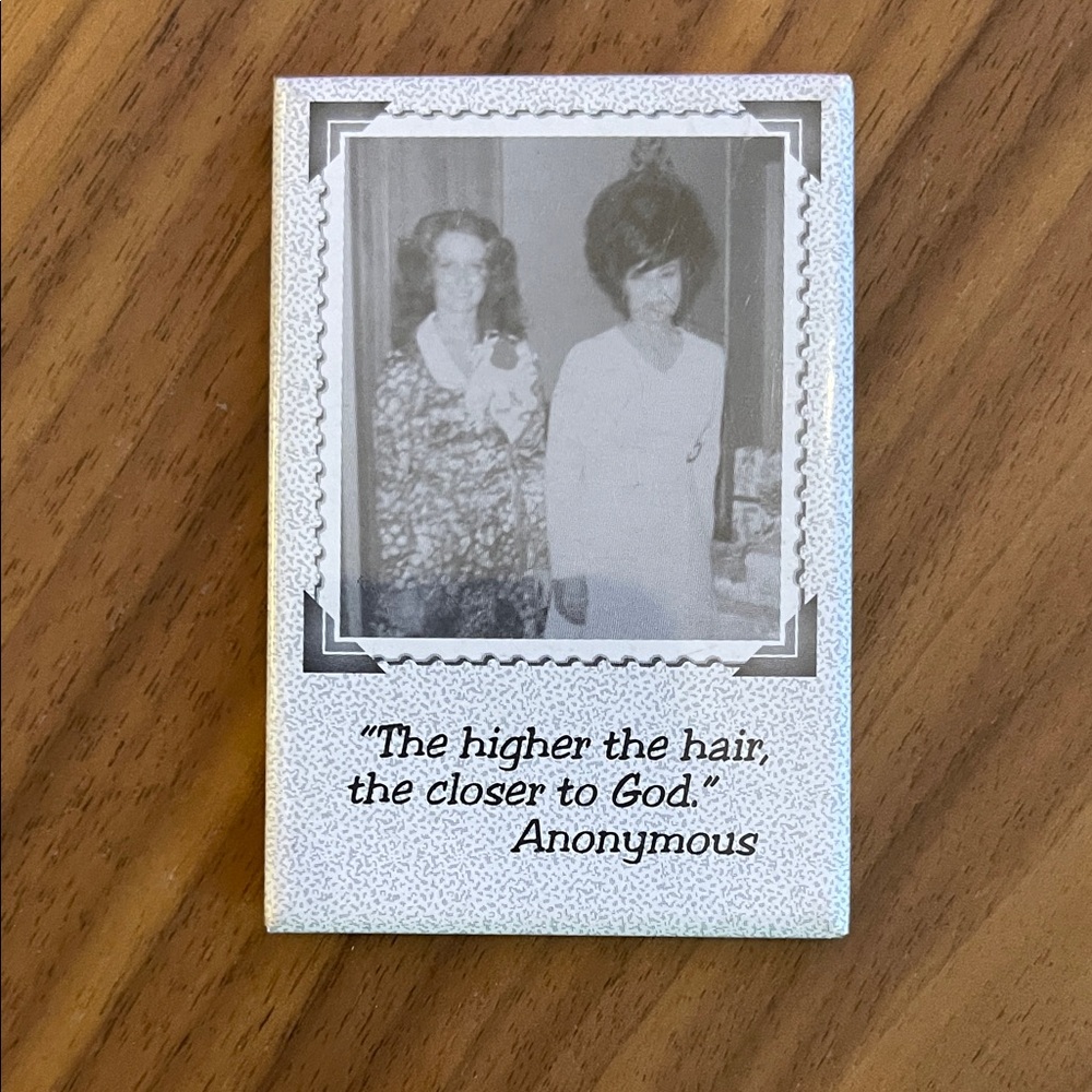 Vintage Hair Quote Magnet
